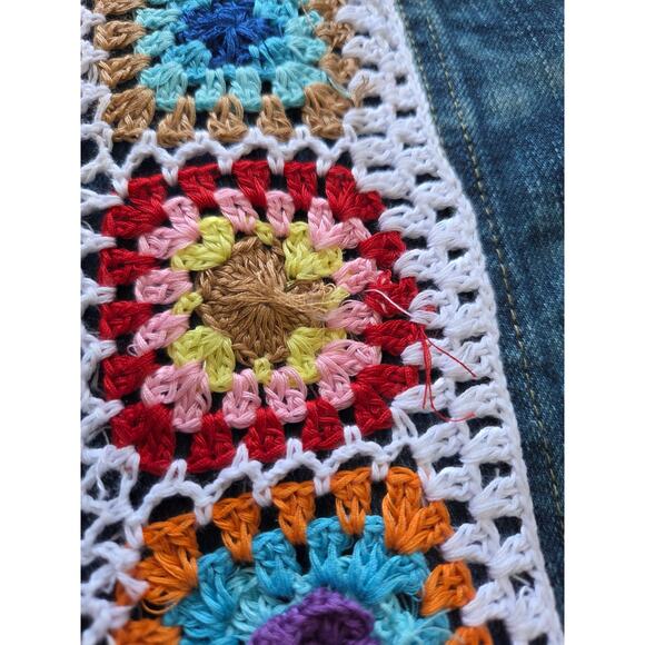 Flowers by Zoe Crochet Denim Jacket - Picture 9 of 9